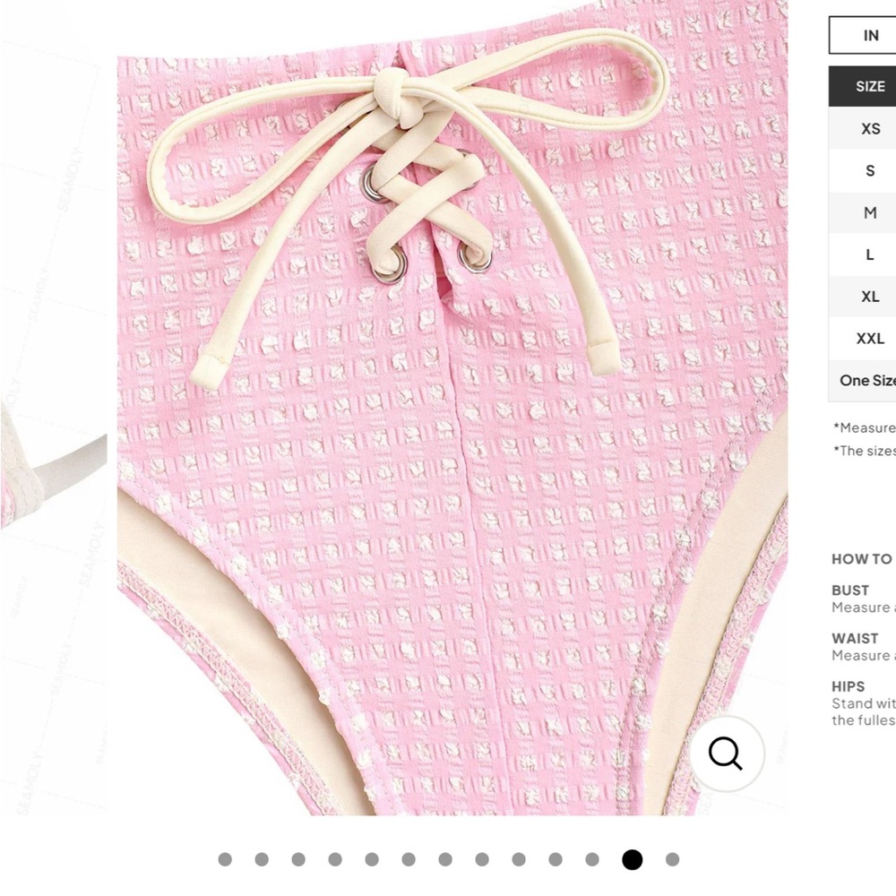 Seamolly Pink Gingham Bikini